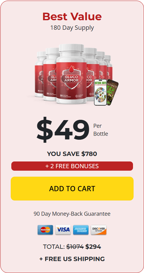 Gluco Armor Pricing